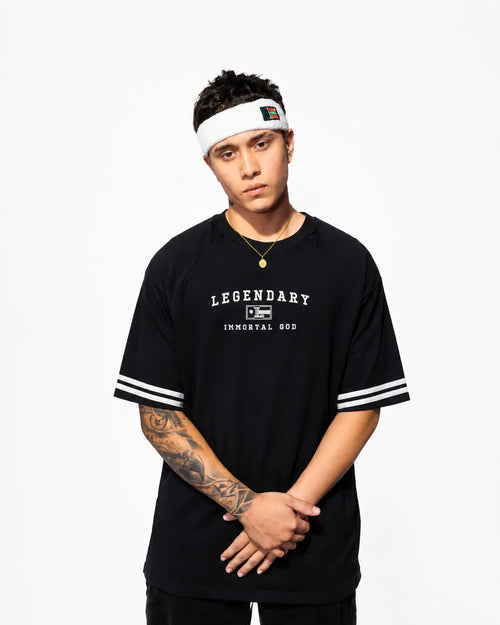 CAMISETA BOXY FIT BORDADO Legendary